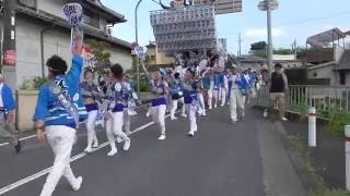 2016南河内郡太子町（科長神社）だんじり祭り・宵宮　後屋町②（平成28年8月23日）