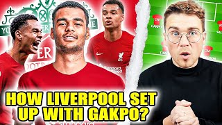 HOW LIVERPOOL SET UP WITH CODY GAKPO 🤩