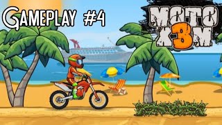 Moto X3M Bike Racing Game - Level 17-21 Gameplay Walkthrough Part 4 (IOS / Android)