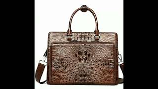 crocodile leather men's business briefcase'22 #shorts