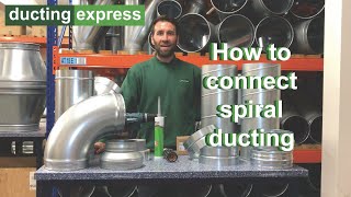 How to connect spiral ducting | Ducting Express