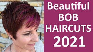 Beautiful BOB HAIRCUTS 2021 For BROWN HAIR