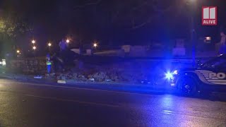 Retaining wall collapses at Myrtle Hill Cemetery in Rome