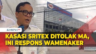 Wamenaker Immanuel Ebenezer Tanggapi Putusan MA Tolak Kasasi Sritex Atas Status Pailit