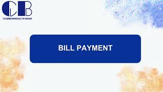 How To Create a Bill Payment Transaction