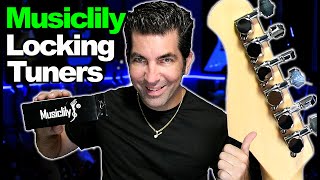 MUSICLILY Locking Tuner Install / Review in a Harley Benton ST-20