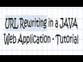 URL Rewriting in a JAVA Web Application - Tutorial
