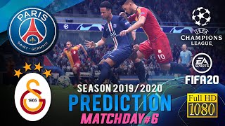 PARIS SAINT GERMAIN vs GALATASARAY | UCL 2019/2020 ● Matchday 6 Prediction ● FIFA 20 | RetroGAMEz