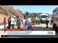 Autobús de pasajeros vuelca en Autopista México-Puebla; suman 2 muertos y 15 heridos tras accidente