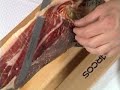 how to cut a spanish ham arcos knives.mpg