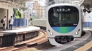 西武新宿線30000系38118F各駅停車田無行き　下落合到着