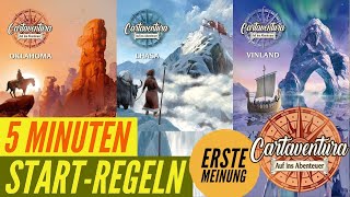 Cartaventura - Vinland Lhasa Oklahoma - Start Regeln Anleitung + Erste Meinung