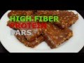 High Fiber Protein Bars - the best homemade recipe