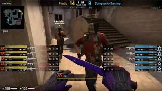 CS:GO POV Demo Fnatic JW (27/14) vs Complexity (de_mirage)