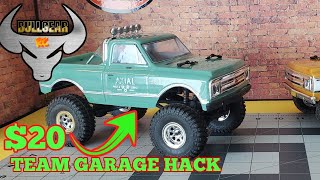 SCX24 C10 BUDGET BUILD TEAM GARAGE HACK CARBON FIBER FRAME RAILS