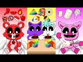 Random Color Food ASMR Emoji Emoticon Mukbang l MOOMOO STUDIO