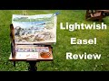 Beautiful Wooden Paint Box! Lightwish watercolor plein-air easel review