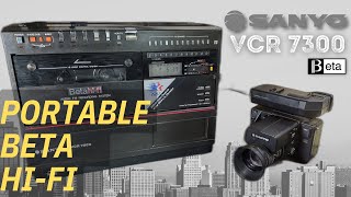 The ONLY PORTABLE BETA Hi-Fi System Ever | Sanyo VCR 7300 Review