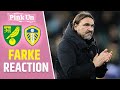 Daniel Farke Reaction | Norwich City 1-1 Leeds United | The Pink Un