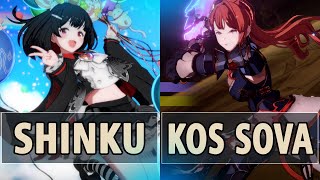 GBVSR:🔥Shinku (Vikala) Vs |KOS| Sova (Beatrix)🔥| High Level Gameplay.