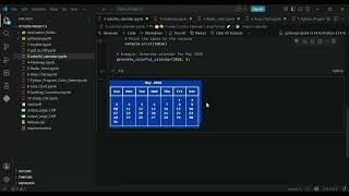 How to Make a Colorful Calendar Using Python | Step-by-Step Guide