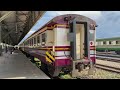 srt train ride 🚂 padang besar hat yai junction thailand railway