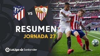 Resumen de Atlético de Madrid vs Sevilla FC (2-2)