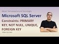 4 - T-SQL - CONSTRAINTS (Restrições) - PRIMARY KEY, NOT NULL, etc - SQL Server 4 - T-SQL - CONSTRAINTS (Restrições) - PRIMARY KEY, NOT NULL, etc - SQL Server