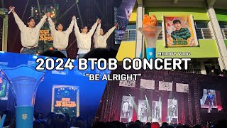 [멜로디 브이로그]  비투비와 멜로디 항상 서로 의지하면 돼💙 | 2024 BTOB CONCERT [Be Alright] | MD 언박싱 | 콘서트 브이로그