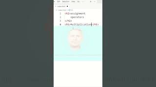 JavaScript Tutorial for Beginners / JavaScript learn / multiplication assignment operators tag