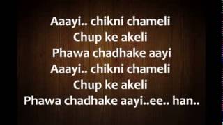 Chikni Chameli Hindi Song Lyrics from Agneepath   YouTube
