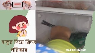 লাইফে প্রথম মম বানালাম। হাতুড়ি দিয়ে ফ্রিজ পরিষ্কার করলাম।