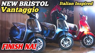 New Bristol Vantaggio - Italian Inspired Retro Classic Scooter - Price, Specs, Features