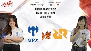 WISC Group Phase Day 2 : GPX Ladies VS RRQ Mika