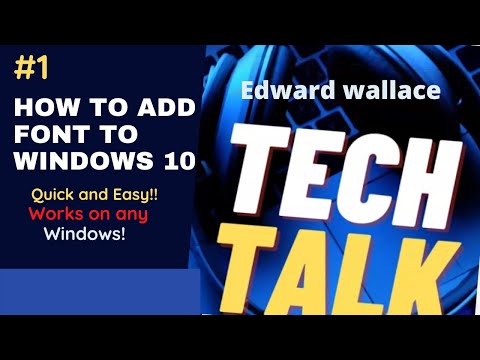 How to download and install Windows Font that will work with Adobe and Word How to download and install Windows Font that will work with Adobe and Word