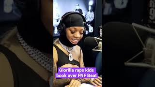 Glorilla raps kids book over FNF beat