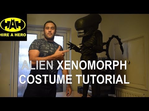 Alien Xenomorph Costume Tutorial Alien Xenomorph Costume Tutorial