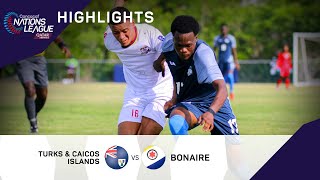 Concacaf Nations League 2022 Highlights | Turks and Caicos Islands vs Bonaire