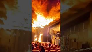 Fire in theatre || 5D theatre in japan