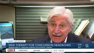 UArizona researchers test potential therapy for concussion-related headaches