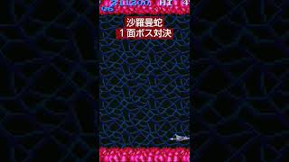 【沙羅曼蛇】BOSS対決 １面( ´,_ゝ`) #ps4 #沙羅曼蛇 #アーケードゲーム #stg