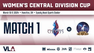 EMBERS vs UNICORNS | VLA Women's Central Division Cup Match 1