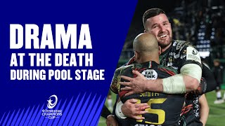 The most DRAMATIC endings in the Investec Champions Cup Pool Stage 2024/25