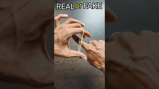 😱Best Rubber Band MAGIC TRICK ! Real or Fake ?  #shorts