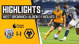 The points are shared in the Black Country Derby | West Bromwich Albion 1-1 Wolves | Highlights