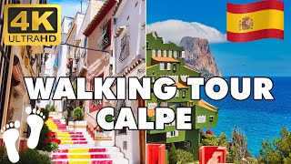 Calp  Calpe Spain 🌞 Costa Blanca Walking Tour 4K► Best Beaches ►