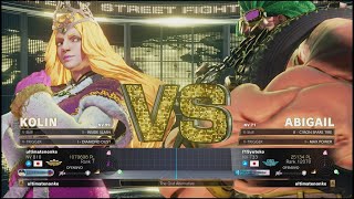 SFV Champion Edition 🔥 ultimatenonke (KOLIN) Vs f19yuteko (ABIGAIL) 🔥 Online Match's 01-25-2023