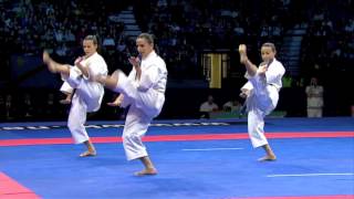 WKF World Karate Championship Belgrade 2010 - Team Italy Female Kata Final | WORLD KARATE FEDERATION