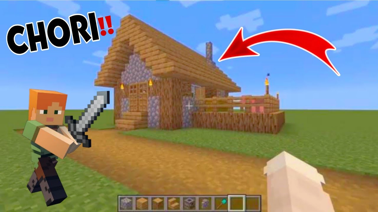 I Stole A House In Minecraft Youtube