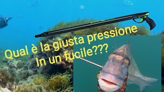 Pescasub: la giusta pressione in un fucile. Con Concetto Felice by salvimar